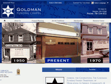 Tablet Screenshot of goldmanfc.com
